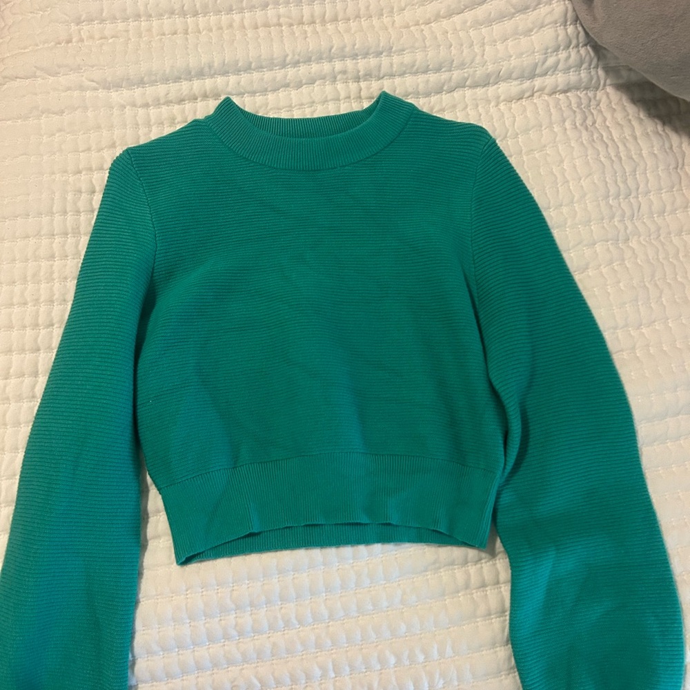 Teal Crew Neck Sweater
